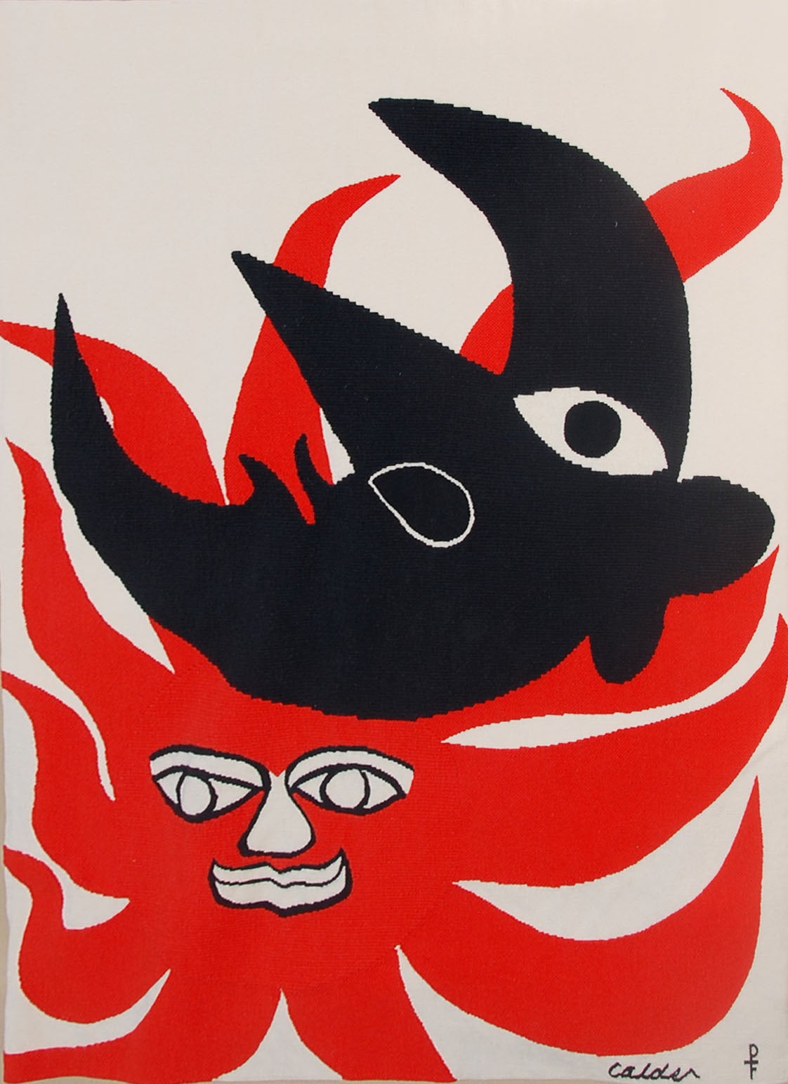 Face, 1976 - Mixed Media Art by Alexander Calder