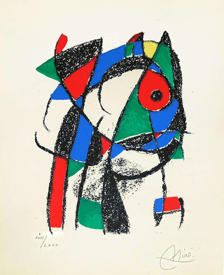 Pl. 2 from Lithograph II - Print by Joan Miró