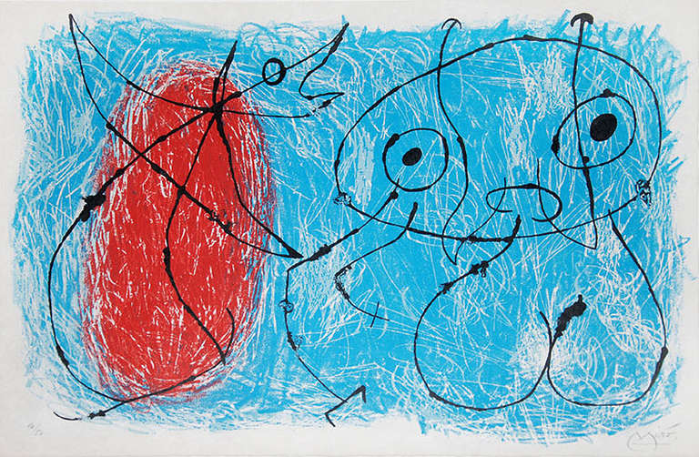 Le Lézard aux plumes d'or (The Lizard with Golden Feathers) - Print by Joan Miró