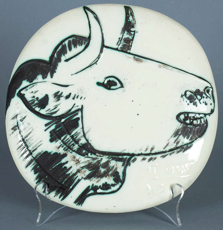 Bull's Profile, 1956 - Sculpture by Pablo Picasso