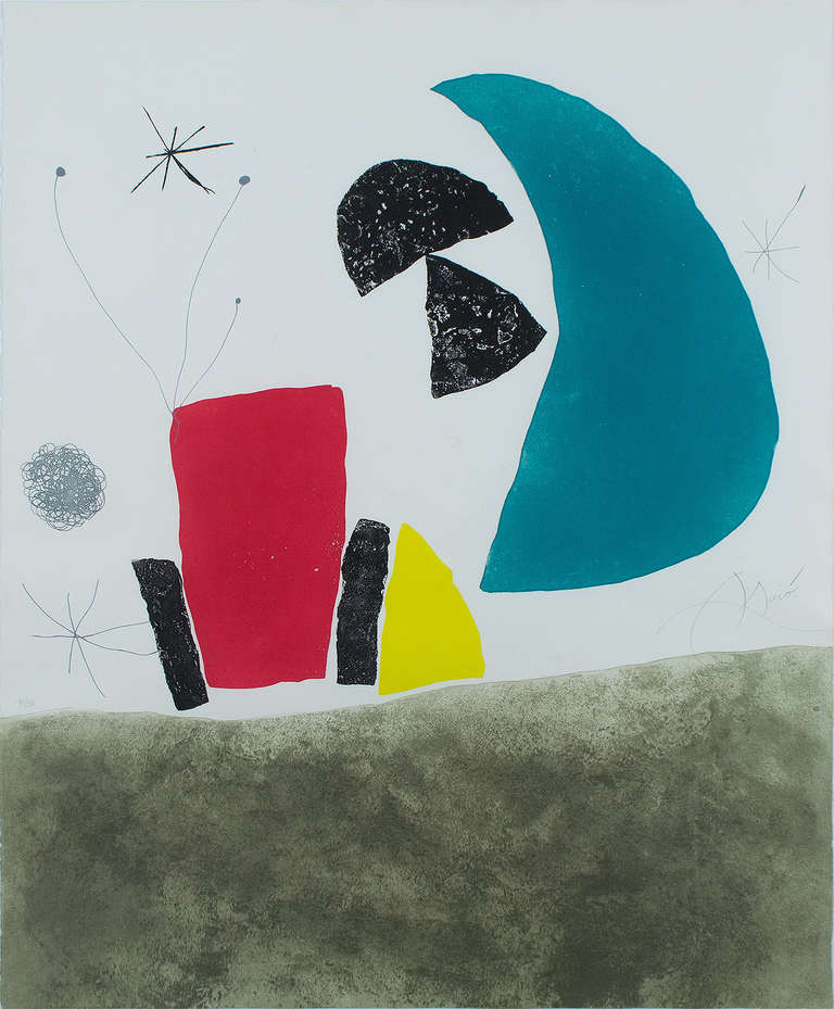 Plate VIII from Espriu – Miró - Print by Joan Miró