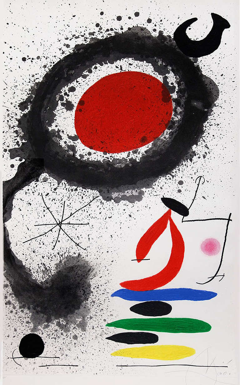 The Scalding Sun - Print by Joan Miró