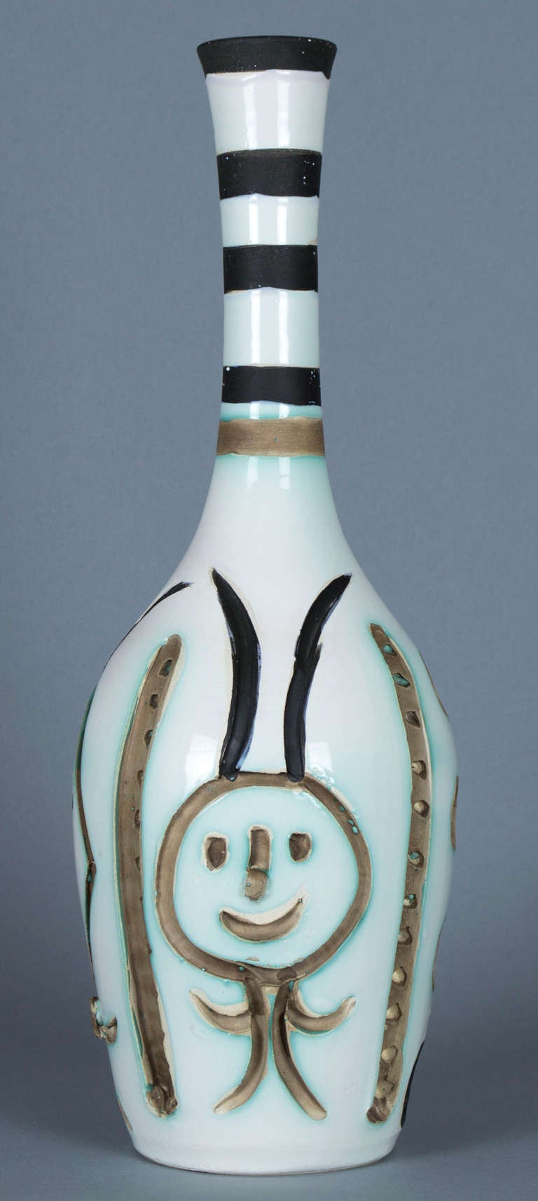 Engraved Bottle, 1954 - Sculpture by Pablo Picasso