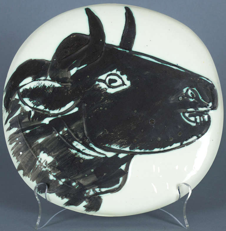 Bull's Profile, 1956 - Sculpture by Pablo Picasso