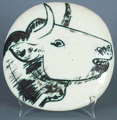 Vintage Bull's Profile, 1956