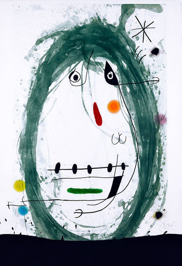 L' Exile Vert (The Green Exile), 1969 - Print by Joan Miró