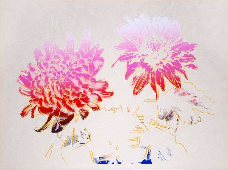 Kiku, (Chrysanthemum), 1983 - Print by Andy Warhol