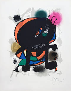 Joan Miró Lithographs III - No. 4, 1977