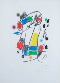 Wonders with Aristocratic Variations in Miró's Garden, 1975