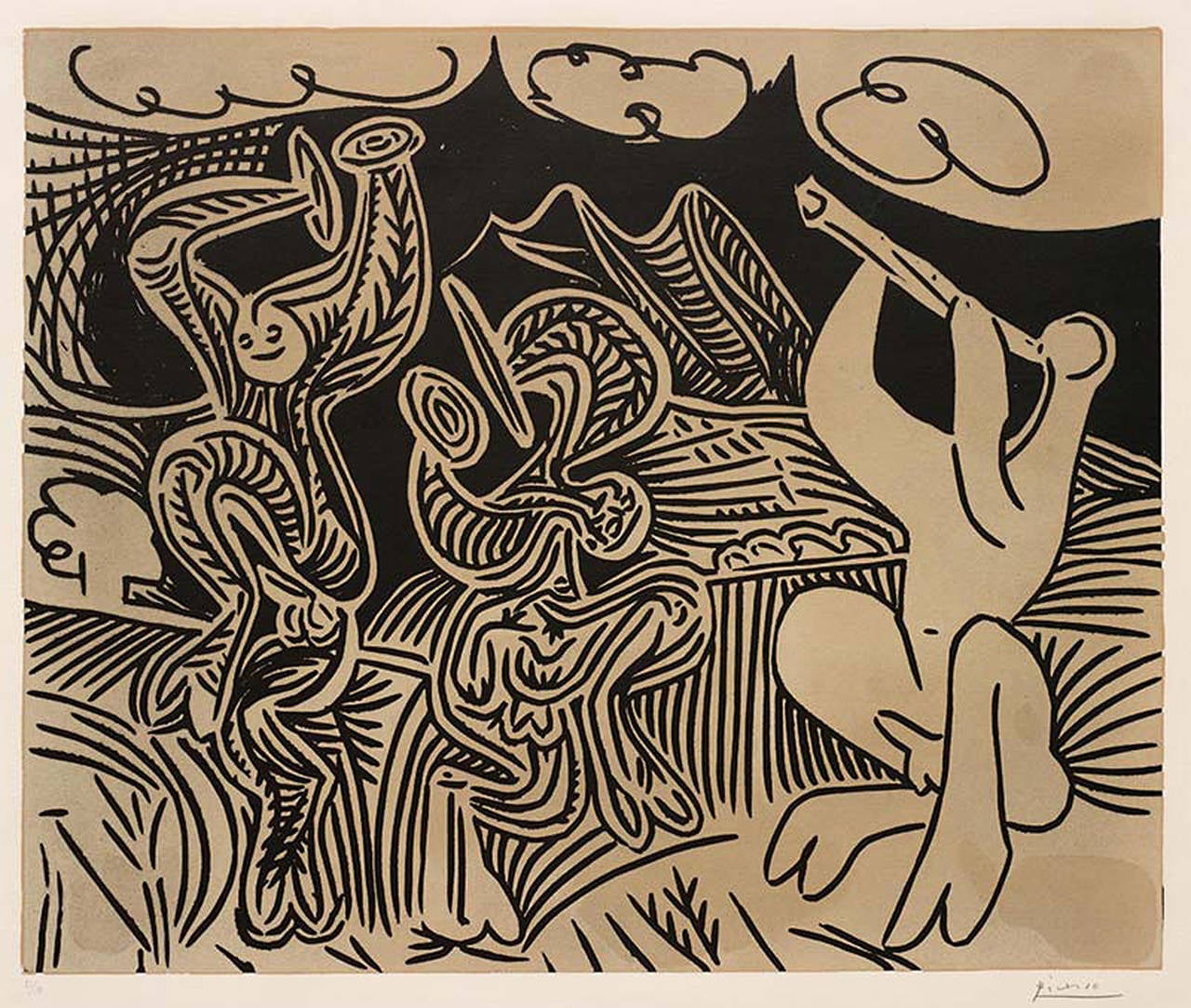 Dancers, 1959 - Print by Pablo Picasso