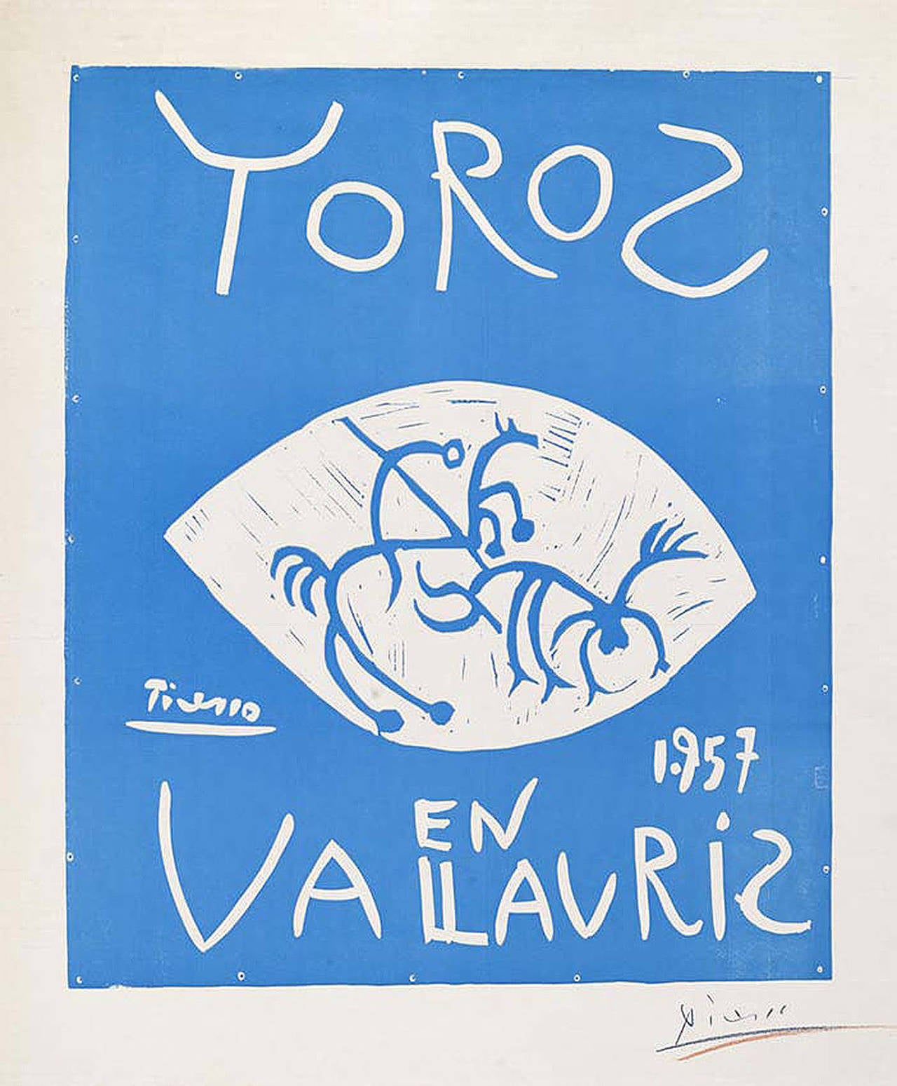Toros en Vallauris (Bulls in Vallauris) - Print by Pablo Picasso