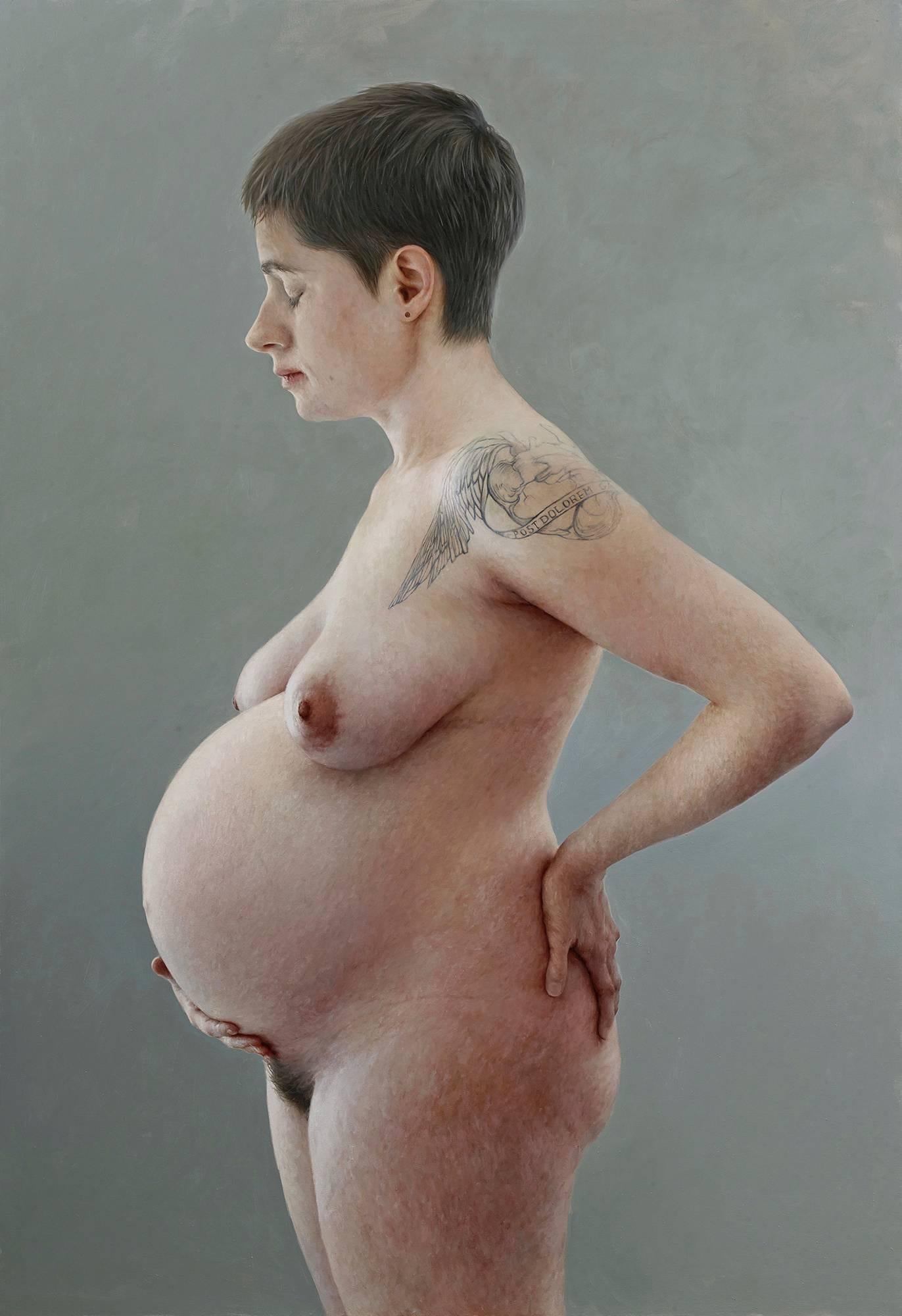 Aleah Chapin Nude Painting - The Air Was Full