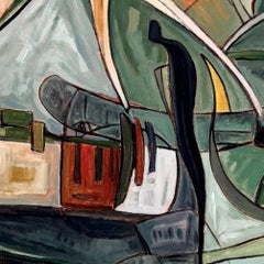 In Creation - Acrylic Painting on Canvas, Abstract, 48in x 60in