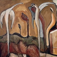 Terra Incognita - Acrylic Painting on Canvas, Abstract, 24in x 30in