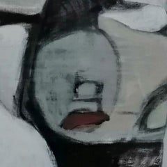 Honesty - Acrylic Painting on Canvas, Abstract, 18in x 18in