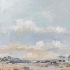 All IN A DAY Original large western Impressionism landscape painting by Kainz
