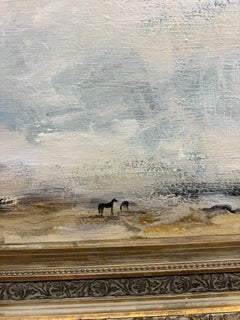 "Il più maestoso dei luoghi" – Pittura paesaggistica occidentale – tavola su legno con cornice d'epoca