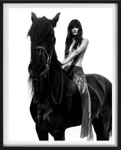 Helena Christensen on Horse - Limited Edition Fine Art Photography