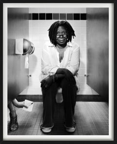 Whoopi Goldberg (on the toilet), Fine Art Photography