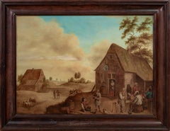 The Village Tavern, 17th Century School of Adriaen Brouwer (1605-1638)