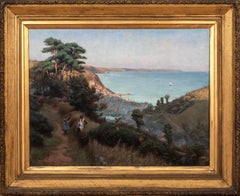 The Road to Looe, Cornwall circa 1910 by Hely Smith (1862–1941) Newlyn School