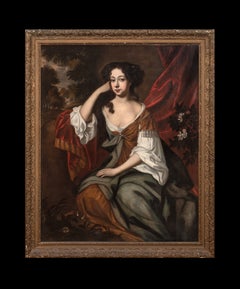 Portrait of Mary Of Modena, Queen of England, 17th Century