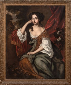 Portrait of Mary Of Modena, Queen of England, 17th Century