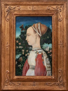 Portrait of Princess Ginevra d'Este (1419-1440) after Pisnaello (1380-1455)