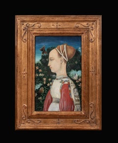 Portrait of Princess Ginevra d'Este (1419-1440) after Pisnaello (1380-1455)