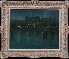 Nocturne of The City From The River, circa 1900 European School