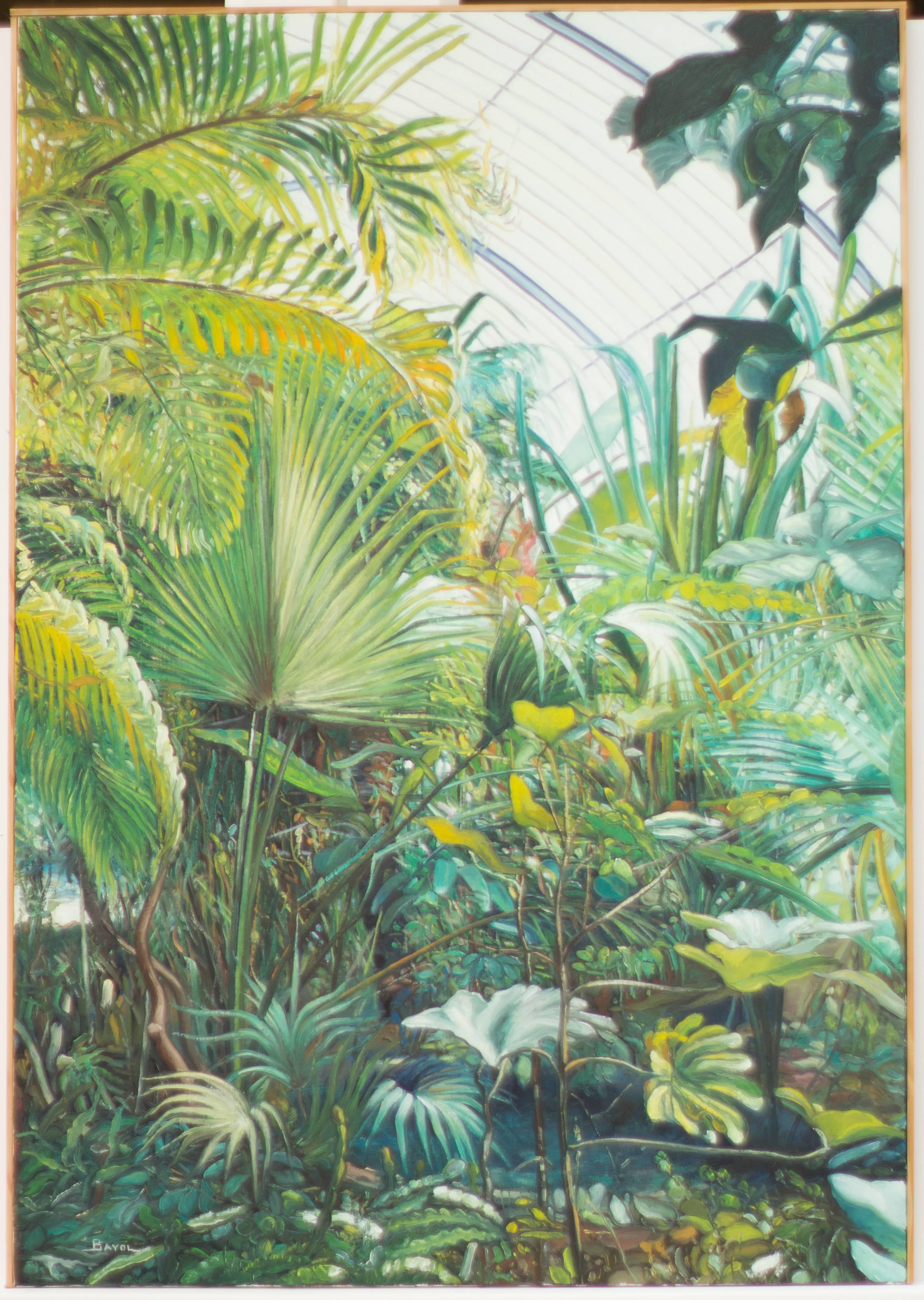 Joseph Bayol Interior Painting - Park of the Golden Head, Lyon II