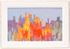 Abstract New York at Sunset