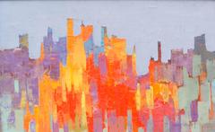 Abstract New York at Sunset