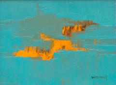 Abstract Lighthouse at Sunset