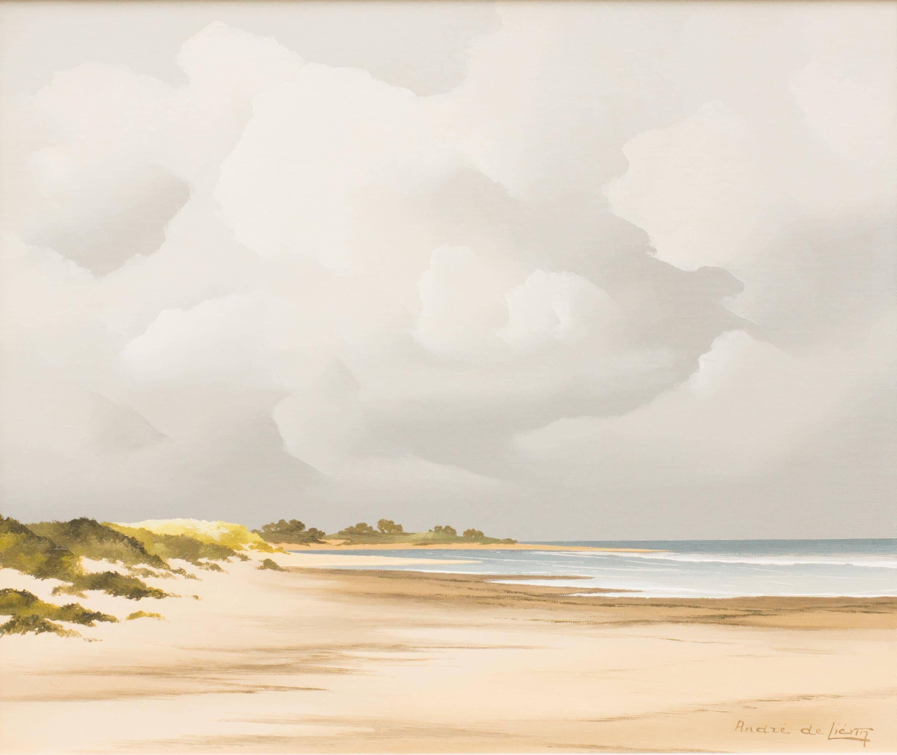 Coastal Scene - Painting by Pierre de Clausade