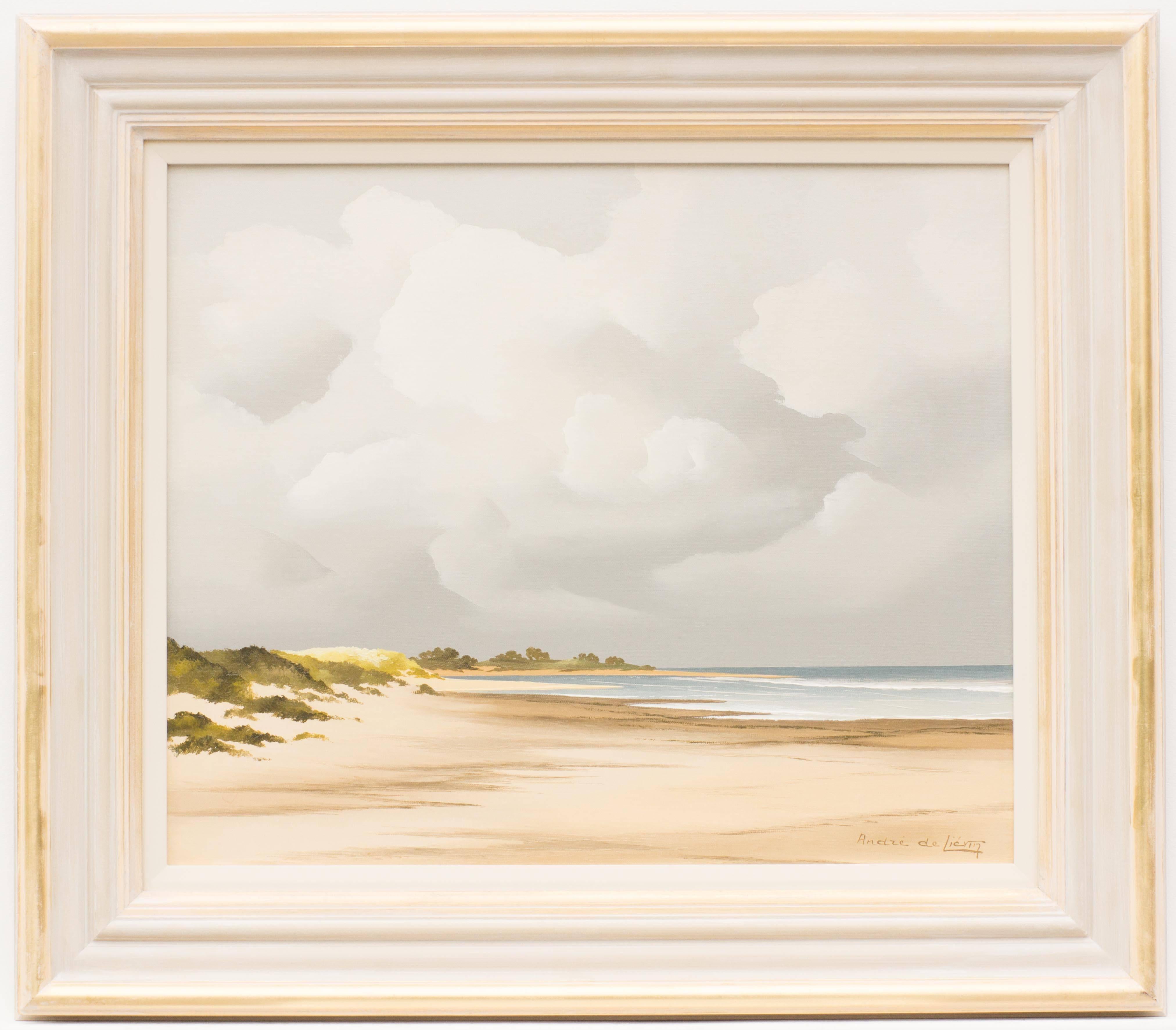 Pierre de Clausade Landscape Painting - Coastal Scene