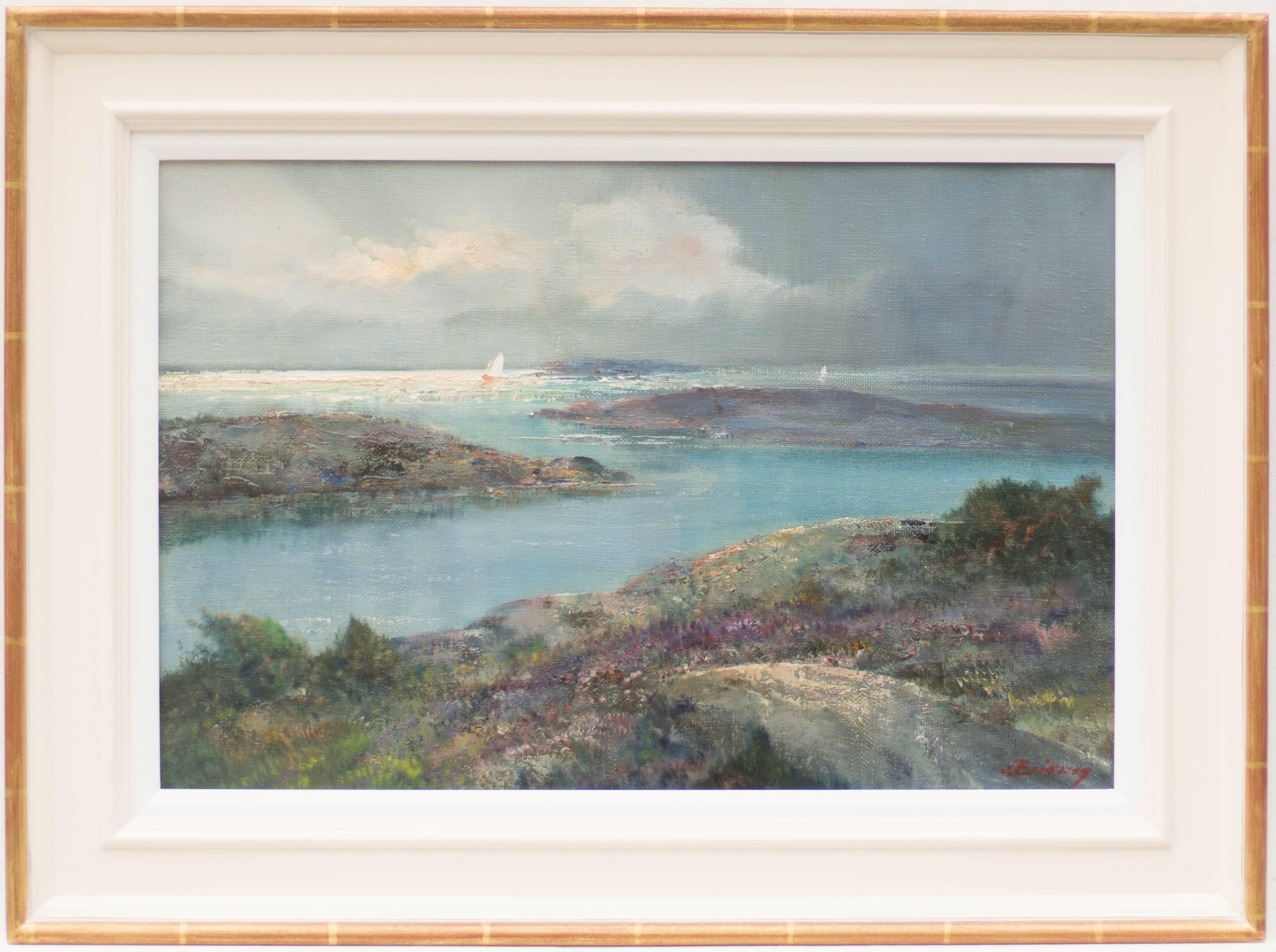 Tage Eriksson Landscape Painting - Evening Sail