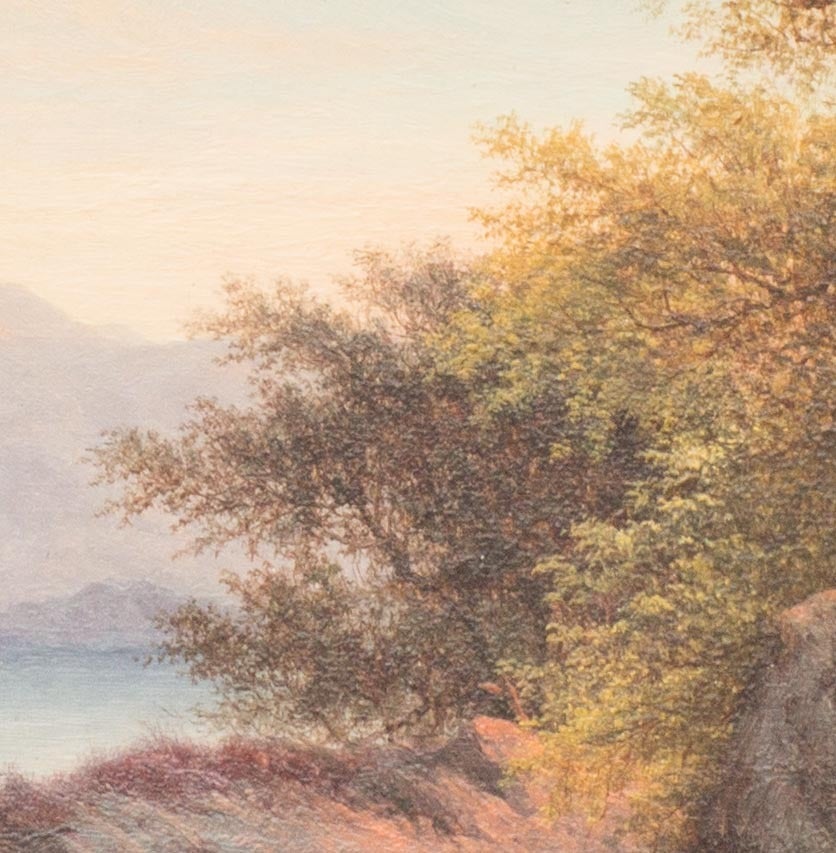 River Mawddach near Barmouth - Victorian Painting by Walter Williams