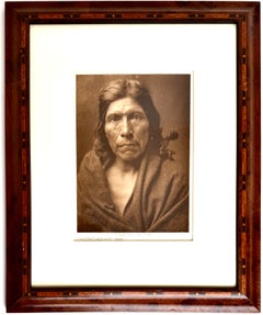 Edward Curtis (1868-1952) Native American Indian Photogravure "POSE-ANYE" C1905