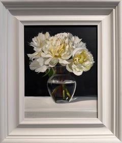 White Peonies in Bloom