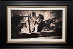 „True Romance II“, signiertes fotorealistisches Acrylgemälde auf Leinwand, 17 x 30 Zoll, gerahmt