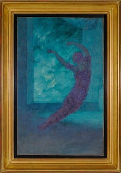 Valentine Hugo. Nijinsky in “Le Spectre de la rose”. 1912. Oil on canvas. 61x38.