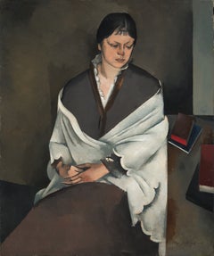 Olga Sacharoff. Portrait of Anna Akhmatova. 1921. Oil on canvas. 110 x 92 cm.