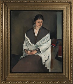 Olga Sacharoff. Portrait of Anna Akhmatova. 1921. Oil on canvas. 110 x 92 cm.