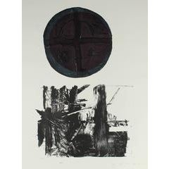 Large Abstract Expressionist Collograph 9
