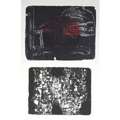 "Iconic Landscape IX" Abstract Expressionist Lithograph 12