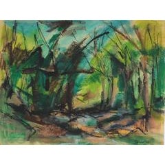 Abstracted Forest Landscape 7