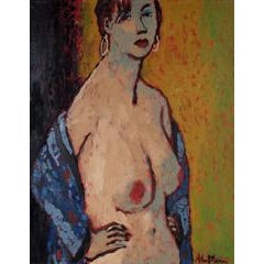 Female Nude with Earrings 8