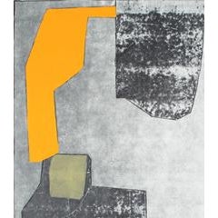 "Hello, Marigold" Abstract Monoprint 7