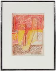1957 Abstract Pastel in Warm Tones